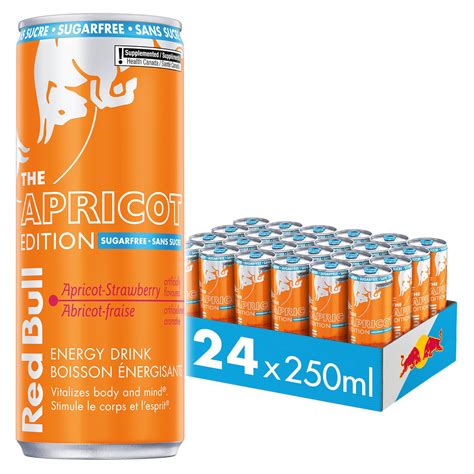 Red Bull Energy Drink Apricot-Strawberry Sugarfree 250ml (24pk) 250ml ...