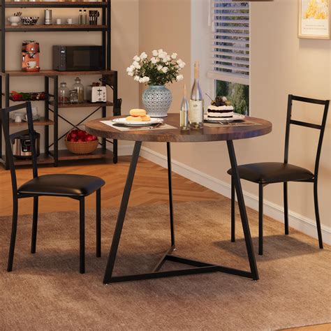 Small Round Dining Table For 2 With Chairs