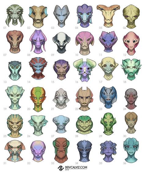 Alien Head Design 的图像结果