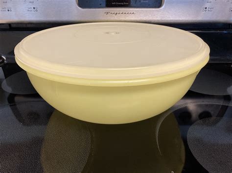 Tupperware Big Yellow Bowl at Rose Hutchinson blog