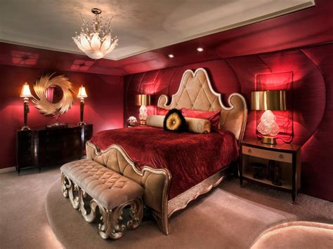 bedroom ideas red and grey
