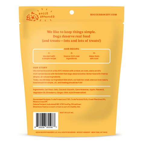 Bocce's Bakery Sauvignon Bark Soft & Chewy Dog Treats - Hala's Paws