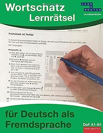 Buy Wortschatz-Lernratsel Fur Deutsch Als Fremdsprache: Ratsel und ...