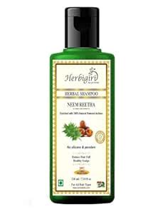 Buy Herbigiri Herbal Neem Reetha Shampoo (210 ml) Online at Low Prices ...