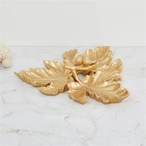 Home Centre Alchemy Birds on Leaf Decor Platter : Amazon.in: Home & Kitchen