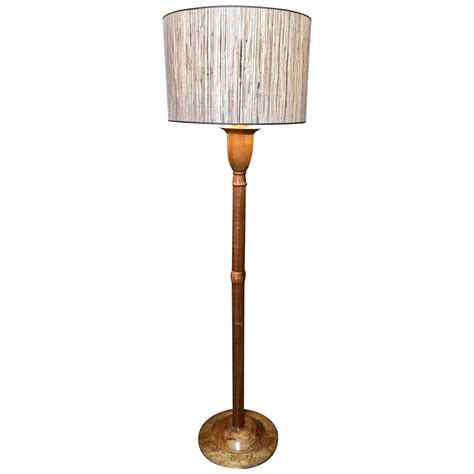 20th Century Modern Koa Wood Floor Lamp For Sale at 1stDibs | koa lamp ...