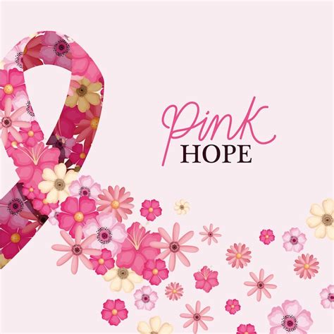 Floral pink ribbon awareness Images - Free Download on Freepik
