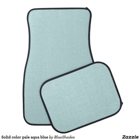 Solid color pale aqua blue car floor mat | Zazzle | Car floor mats ...