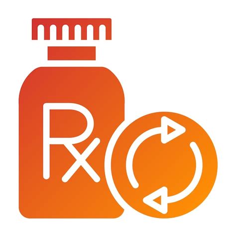 Refill prescriptions. Quickly refill medications in just a few steps. Refill. Aesthetic Vector Art