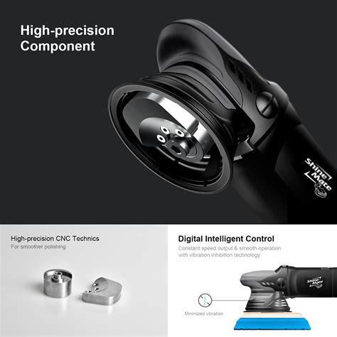 ShineMate Dual Action Polisher for Car Detailing 5 Inch, Corded Wax ...