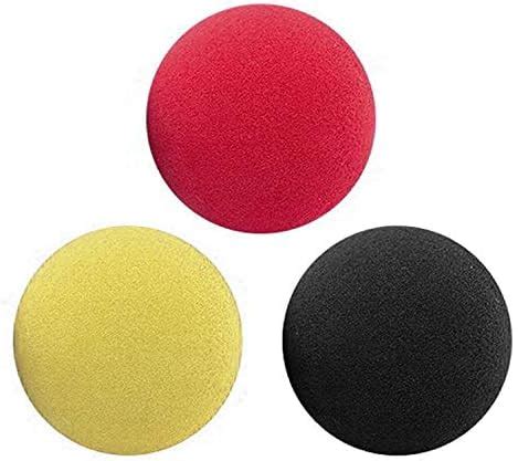 PAC Mini Sponge Set (Ball) (Black, Red, Yellow) (3 Pc) : Amazon.in: Beauty