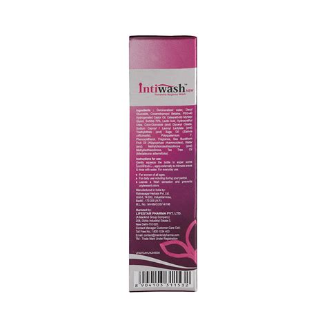 Intiwash New Feminine Hygiene Wash 50ml - Cureka