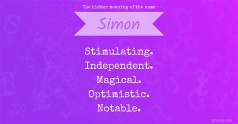Simon Name Meaning