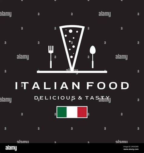 Delicious and delicious italian food logo design .With vintage food utensil sign.Logos for ...