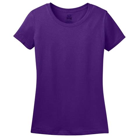 Fruit of the Loom L3930 Ladies Heavy Cotton HD T-Shirt - Purple ...