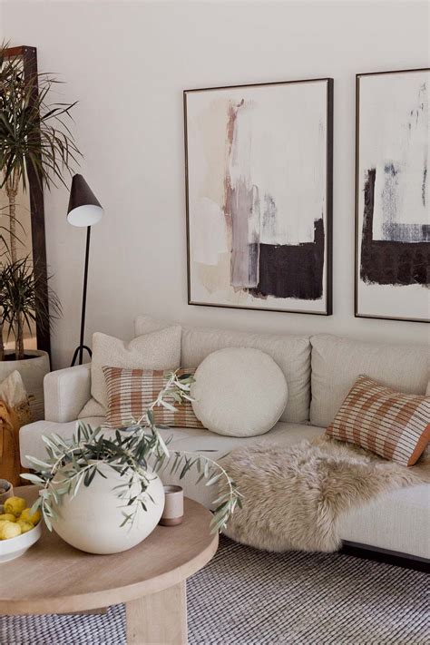 An Organic Modern Living Room Reveal - Paper and Stitch