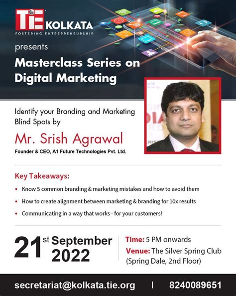 TiEKolkata Marsterclass series on Digital Marketing :Identify your ...