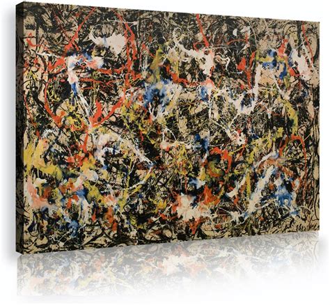 KAWAAI Jackson Pollock Abstract Art Wall Art Poster Convergence, 1952 ...