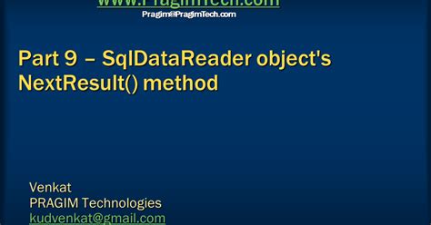 .Net DataReader SQL=SELECT Results Using Ordinal 的图像结果