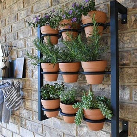 Hanging planter, indoor/outdoor herb garden, Hanging herb garden, fixer ...