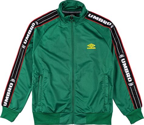 Umbro Women Track Jacket Taped UASW17030, Size:L, Color:Green: Amazon ...