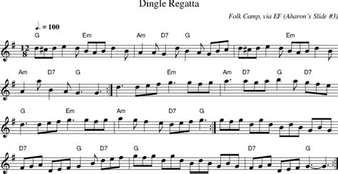 Dingle Regatta on folk tune finder