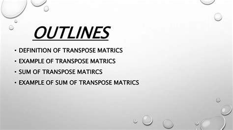 Image result for Example of Transpose Matrix