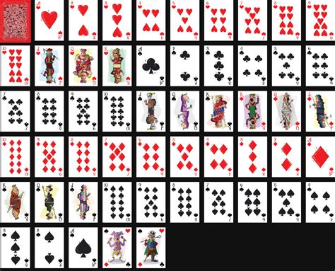 7 Best Images Of Deck Of 52 Printable Cards Standard Playing Card ...