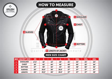 Size Chart – Musheditions