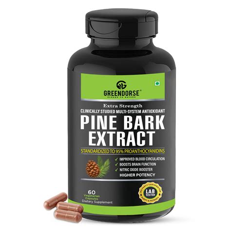 GREENDORSE Pine Bark Extract (95% Proanthocyanidins) with 50% EGCG from ...