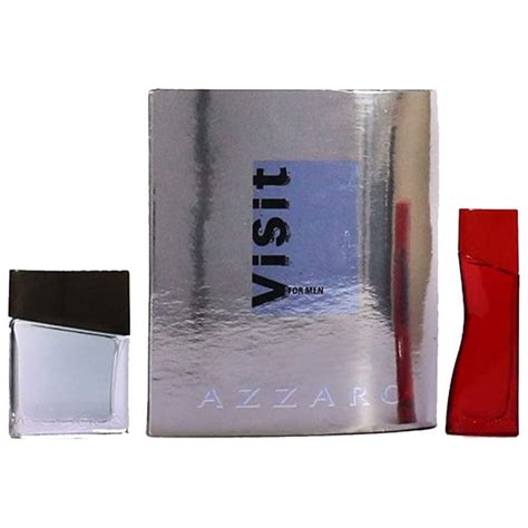 AZZARO MINI SET VISIT MEN EDT 7ML + VISIT WOMEN EDP 5ML