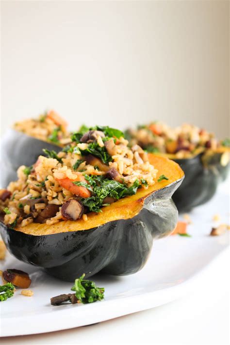 Stuffed Acorn Squash Main Dish