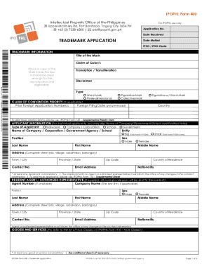 PH IPOPHL Form 400 2021-2026 - Fill and Sign Printable Template Online
