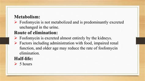 Fosfomycin Side Effects