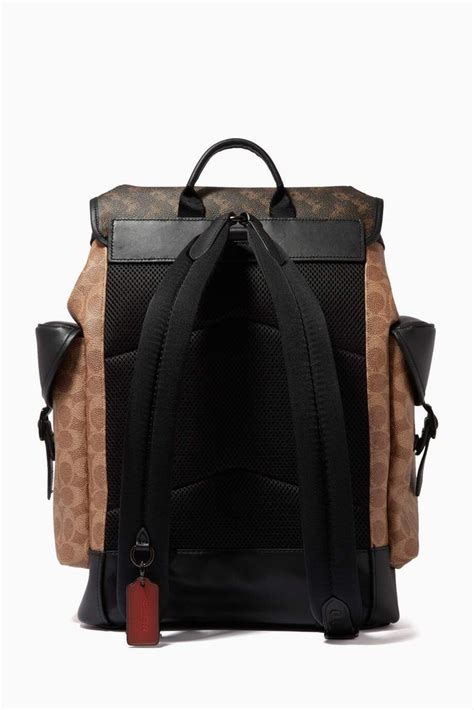 Coach Hitch Backpack in Signature Canvas with Horse & Carriage Print ...