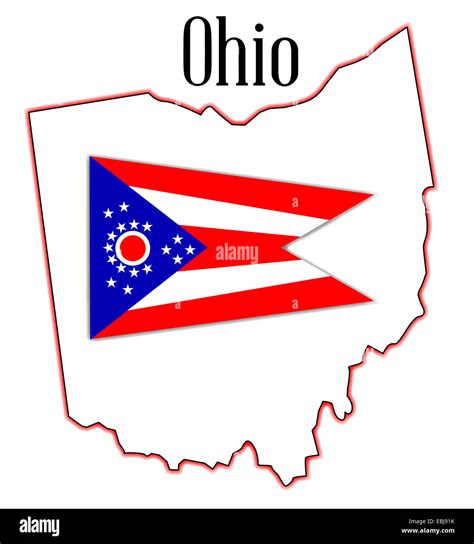 State Flag Of Ohio Printable
