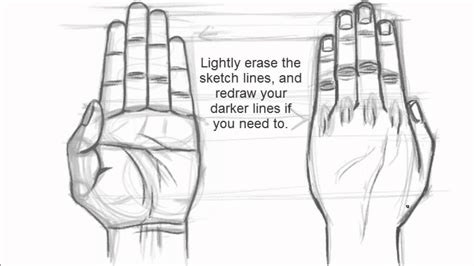 How to Draw a Front View of Hand 的图像结果