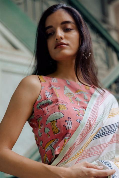 BUBBLE FAIRY SPROUT - Mul Cotton Saree– CHHAPA