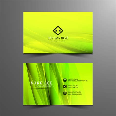 Visiting Card Design Vector 的图像结果
