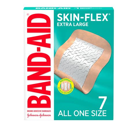 Band-Aid Brand Skin-Flex Adhesive Bandages, Extra Large, 7 ct - Walmart.com