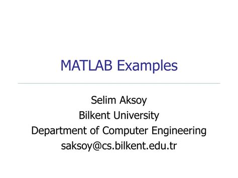 Image result for MATLAB Program Examples
