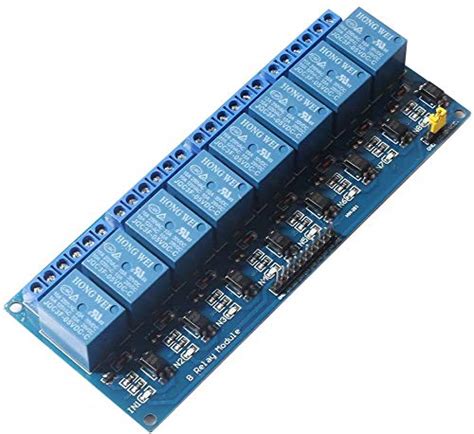 Ds Robotics® 8 Channel 5V Relay Module with Optocoupler Low Level ...