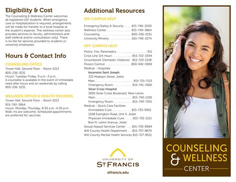 USF Counseling & Wellness Center by University of St. Francis - Issuu