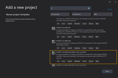 Image result for .Net MVC to .Net Core Design