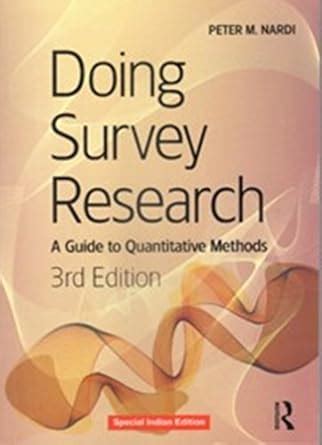 Buy DOING SURVEY RESEARCH : A GUIDE TO QUANTITATIVE METHODS, 3RD EDN ...