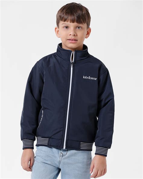 Navy Winter K&O Jacket