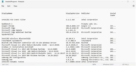 Image result for List of Programs On This Computer