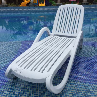 【躺椅批发】绿岚塑料泳池躺椅别墅花园泳池休闲躺椅午休椅-阿里巴巴