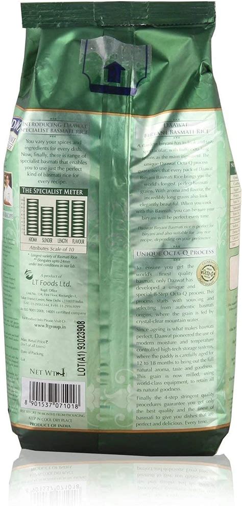 TraditionalSpice Premium Daawat Basmati Rice - Perfect for Biryani ...