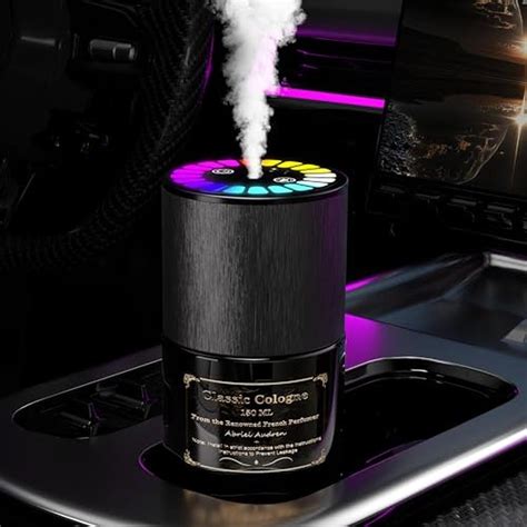 Premium Car Air Freshener with Smart Music Diffuser and RGB Ambient ...